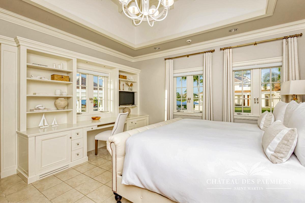 22.Location villa Chateau des Palmiers accés mer Terres Basses Saint Martin